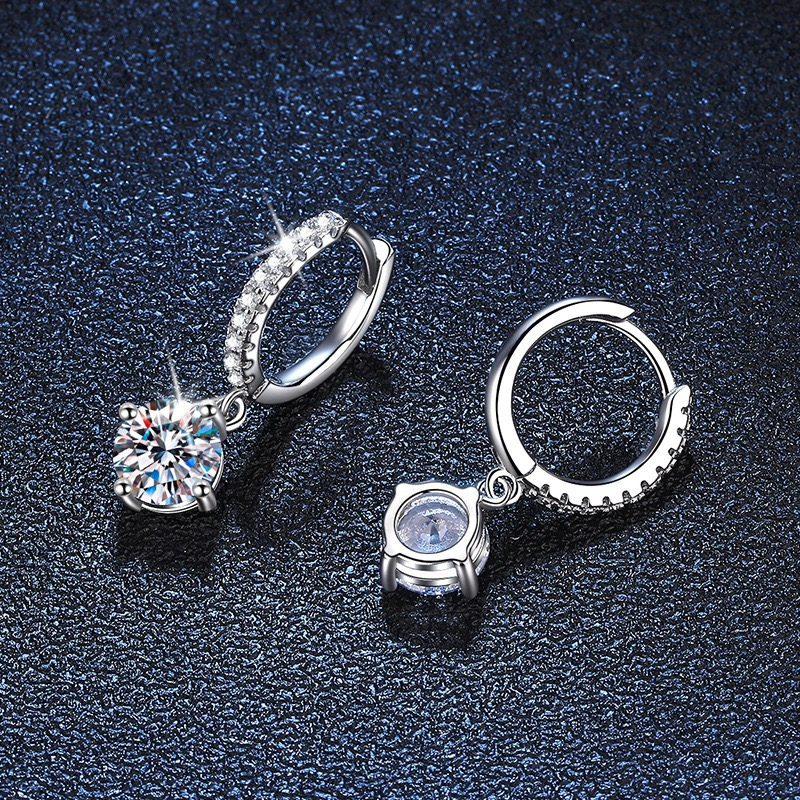 Classic Four Claw Moissanite Earrings
