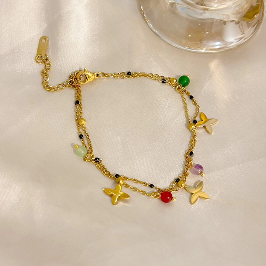 Irregular Stone Anklets