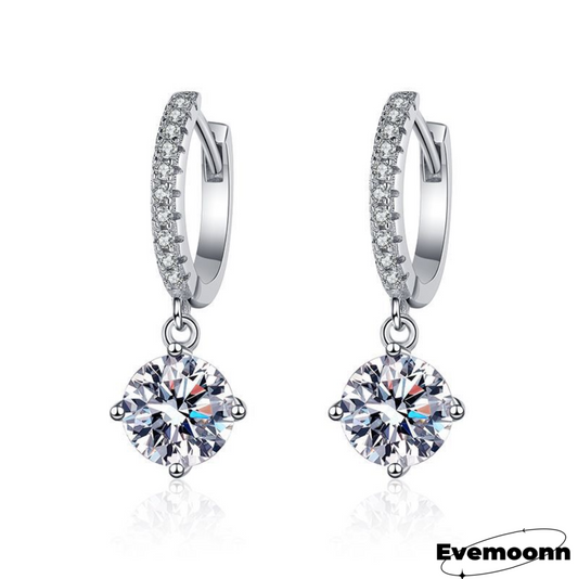 Classic Four Claw Moissanite Earrings