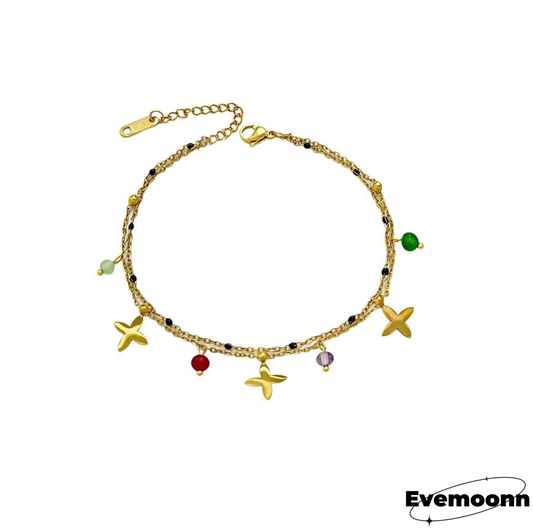 Irregular Stone Anklets